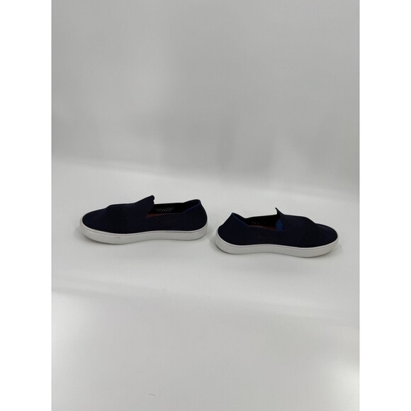 Rothy's The Sneaker Maritime Lattice Stitch Navy Slip On Shoes Women's Size 8.5 - Picture 4 of 15